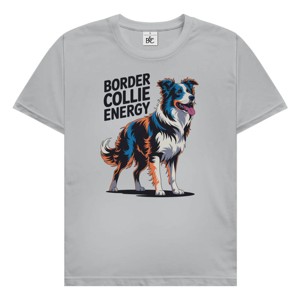 Border Collie Energy T-Shirt für aktive Hundefans
