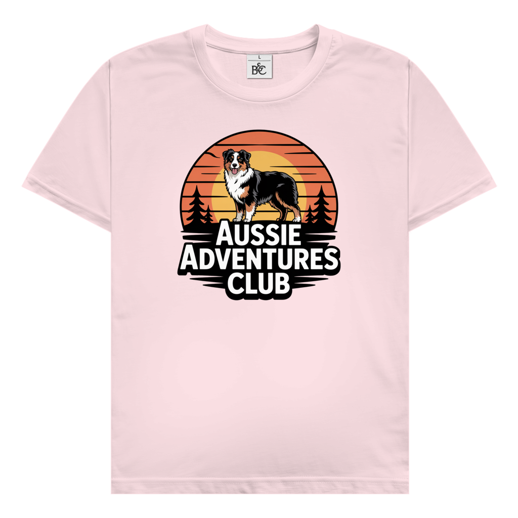 Aussie Adventures Club T-Shirt für Australian Shepherd Fans