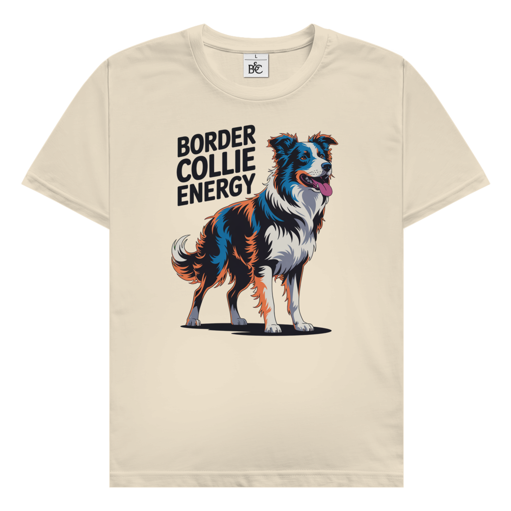 Border Collie Energy T-Shirt für aktive Hundefans