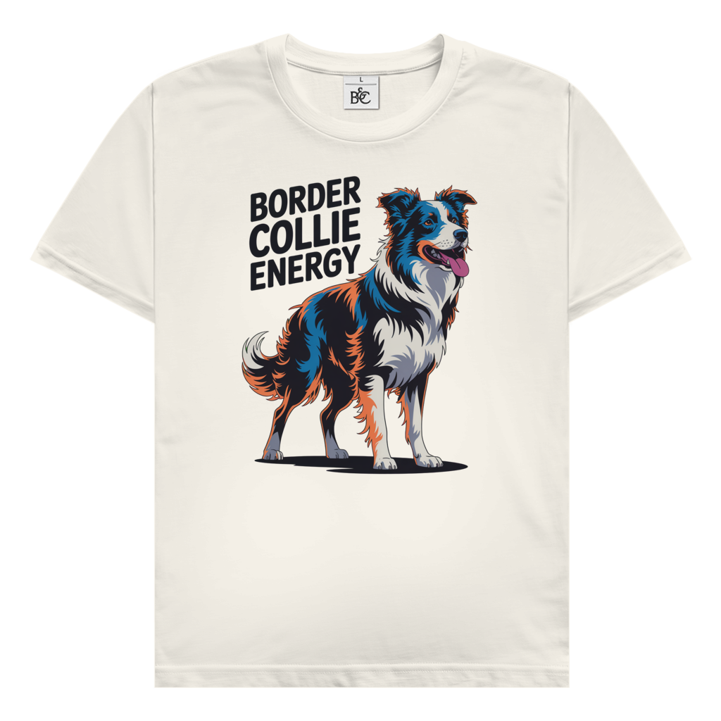Border Collie Energy T-Shirt für aktive Hundefans