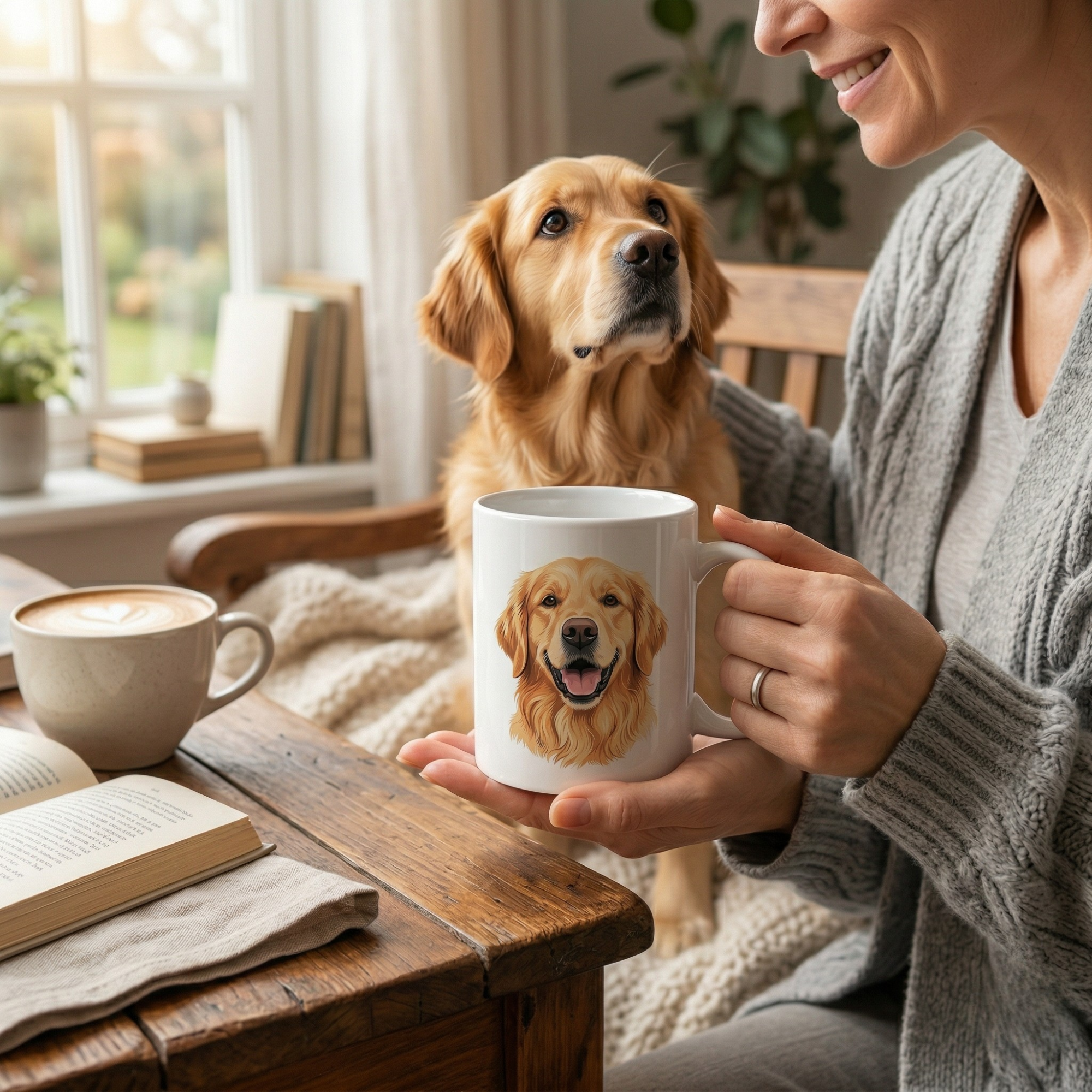 Personalisierte Hundetasse mit Foto & Name – Dein Lieblingsmoment für jeden Tag