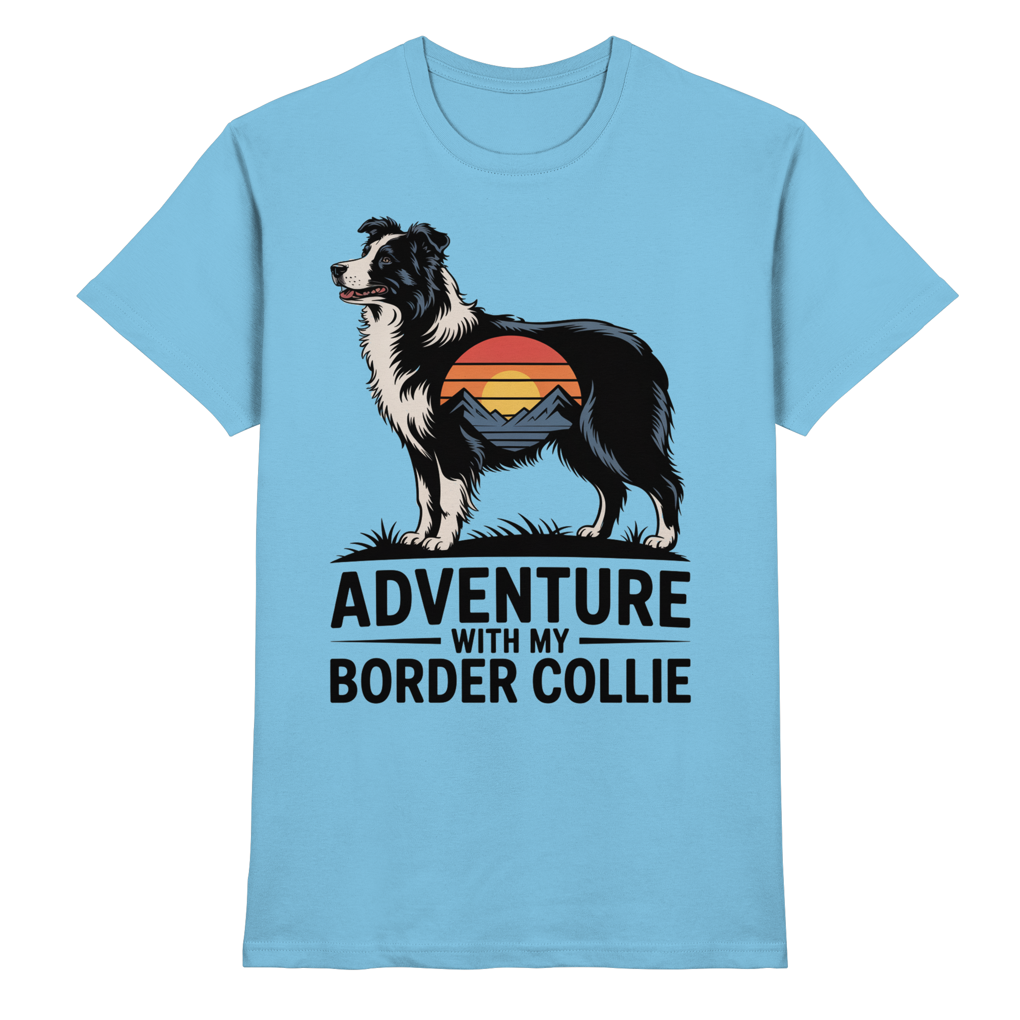 Adventure with my Border Collie T-Shirt für Hundefans