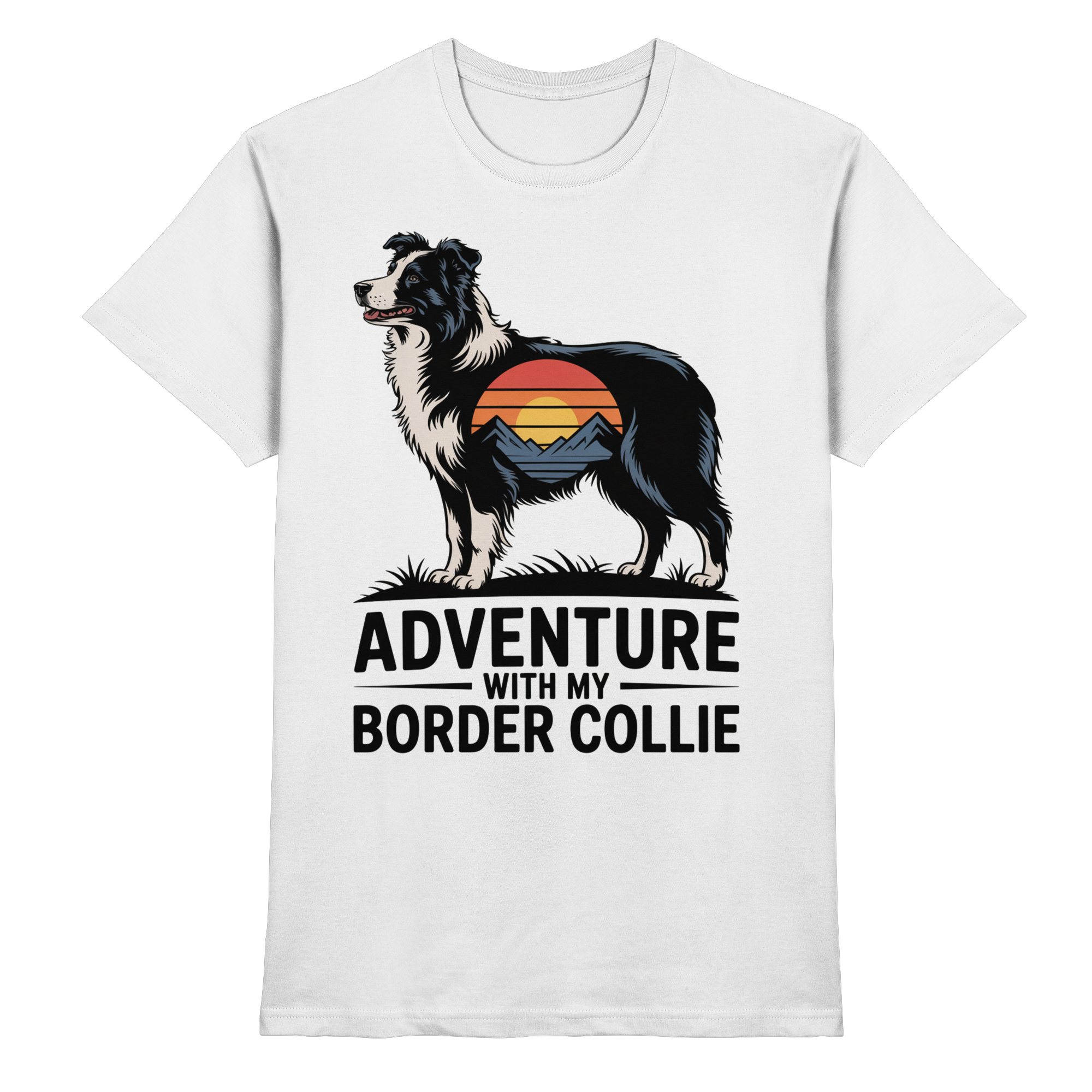 Adventure with my Border Collie T-Shirt für Hundefans